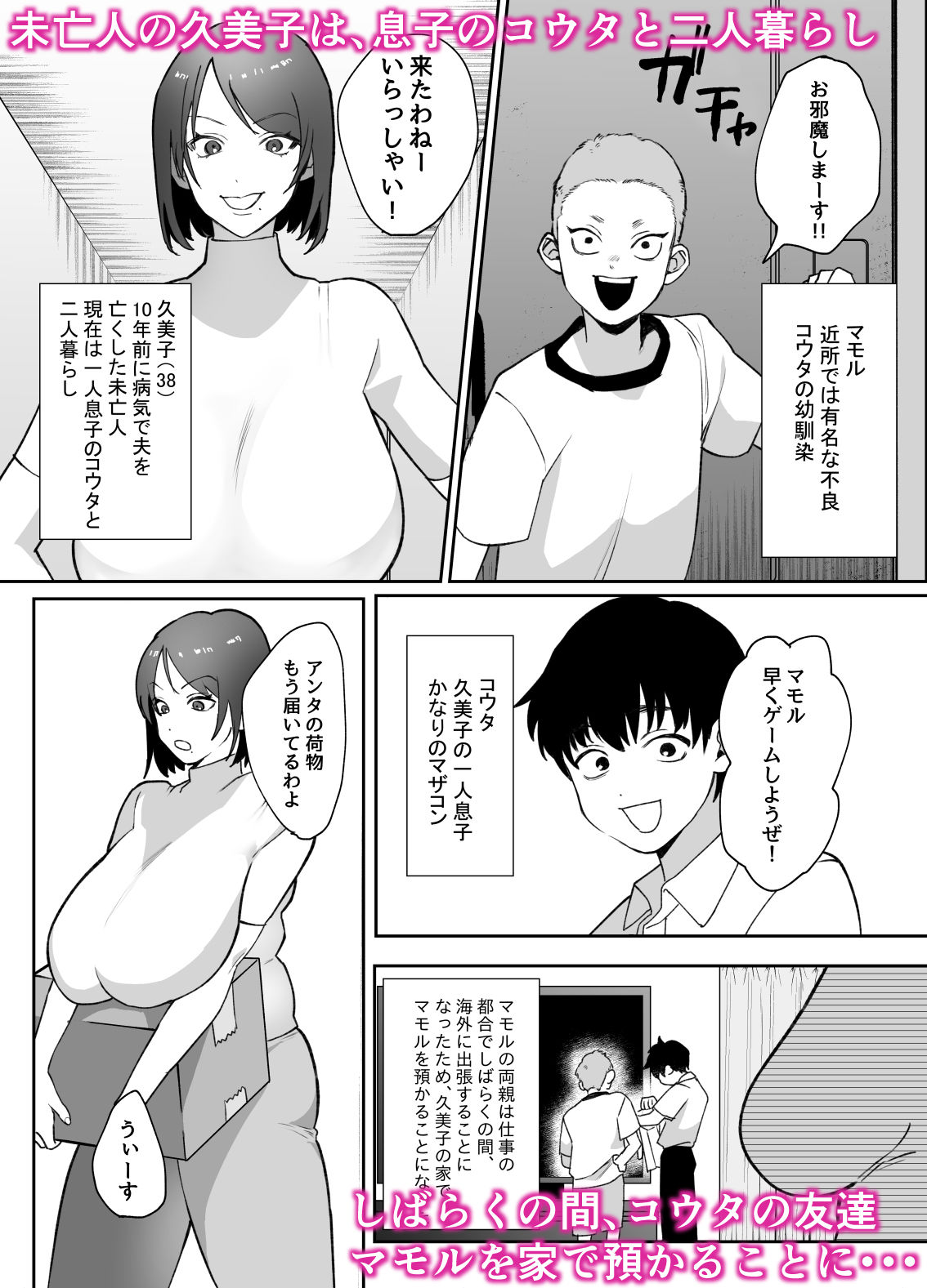 母さんが友達とセックスしていた件（ぴゃろぱしむ）